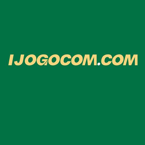 Logo da IJOGOCOM